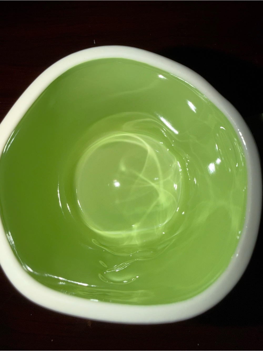 Rae Dunn White Mug with Green Handle and Tigger & Pooh Illustration - Picture 5 of 5